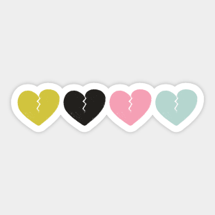 Broken Hearts Sticker